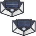 thumbnail image 1 of GD203-2 Outdoor Solar Light with Motion Sensor, IP65 Waterproof Outdoor Light for Garden, Garage, Patio, 2 Pack, 1 of 5
