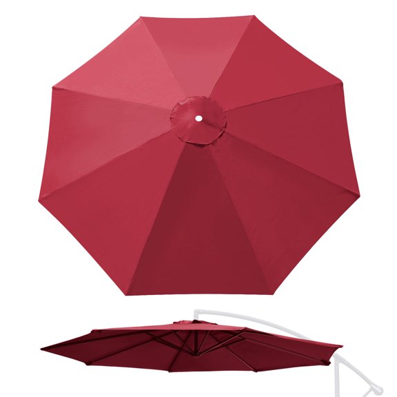 YardGrow 10ft 8 Ribs Umbrella Canopy Replacement, for Cantilever Umbrella, Frame NOT Included