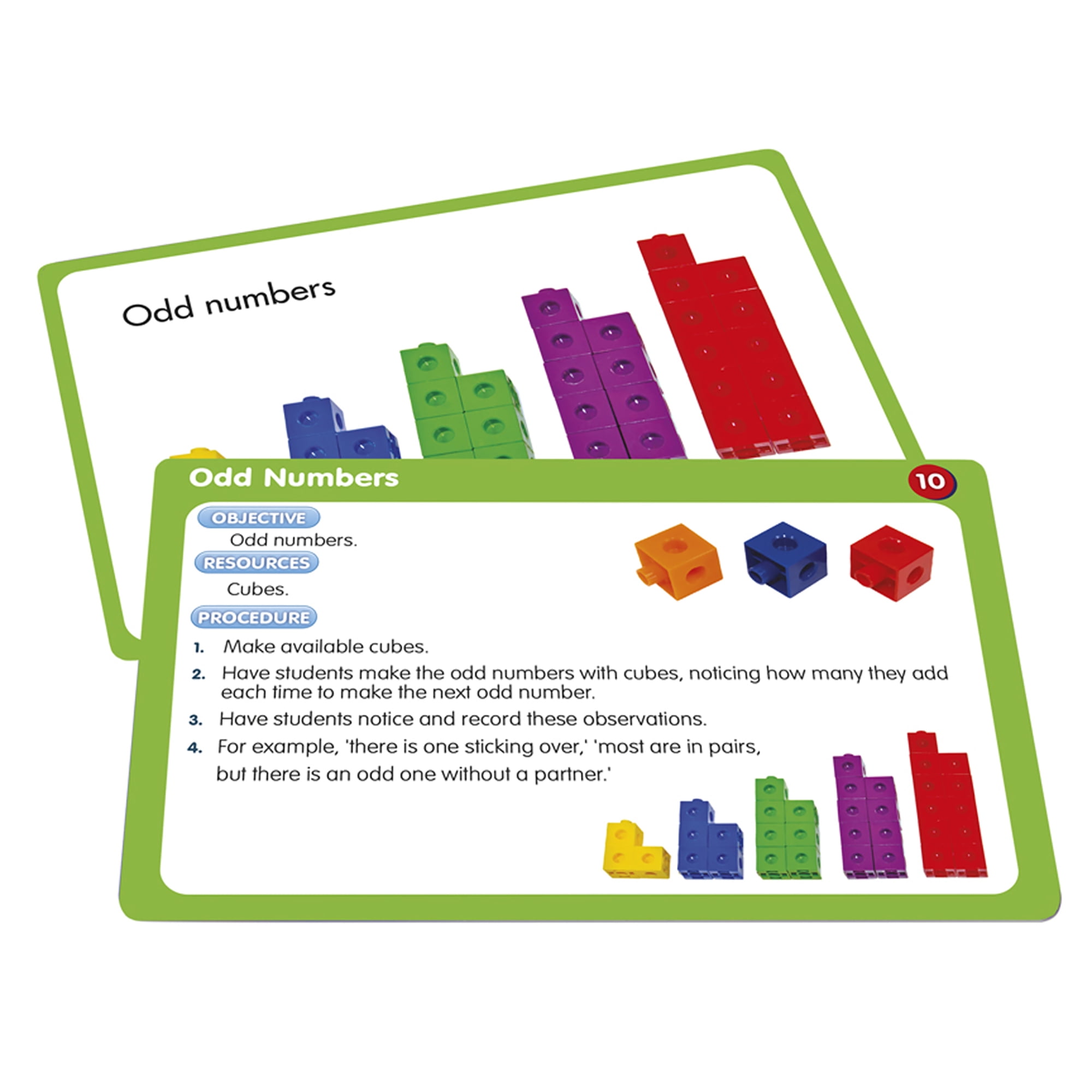 Junior Learning 50 Link Cube Activities Learning Set