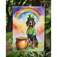 thumbnail image 3 of Black and Tan Coonhound St Patrick's Day Garden Flag 11.25 in x 15.5 in, 3 of 5