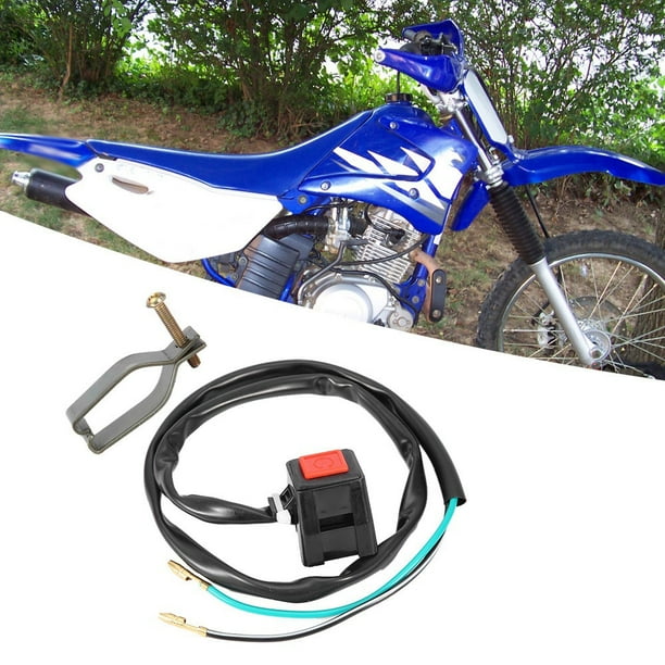 Interruptor de arranque de motocicleta, botón de parada de motor de motocicleta, interruptor de parada de motor, interruptor de parada de motor multifuncional