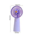 thumbnail image 4 of Hwkond Handheld Fan Mini Portable Fan Silent Powerful Handheld Fan Cute Design 3 Speed Small Desk Fan With Base Lightweight USB Rechargeable Fan on Clearance, 4 of 8
