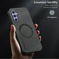 thumbnail image 3 of Allytechgroup Galaxy A14 5G Case, Magsafe Compatible Shockproof Vintage PU Leather Mangetic Back Cover Anti-Scratch Phone Case for Samsung Galaxy A14 5G, Gray, 3 of 10
