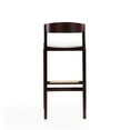 thumbnail image 5 of Manhattan Comfort Klismos 30.5" Faux Leather Barstool in Ivory/Walnut, 5 of 5