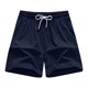 thumbnail image 1 of pstuiky Pantalones cortos para hombre, Pantalones cortos de poliéster de color liso para hombre, pantalones deportivos casuales para playa y exteriores Pantalones cortos deportivos para hombre, 1 of 9