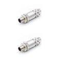 thumbnail image 1 of Riwesomey Conector de aviación Aislante 30V Ethernet Terminal de cobre IP67 Panel de energía solar a prueba de agua Conectores de 8 núcleos Type1 NO1 Riwesomey CBP211785, 1 of 6