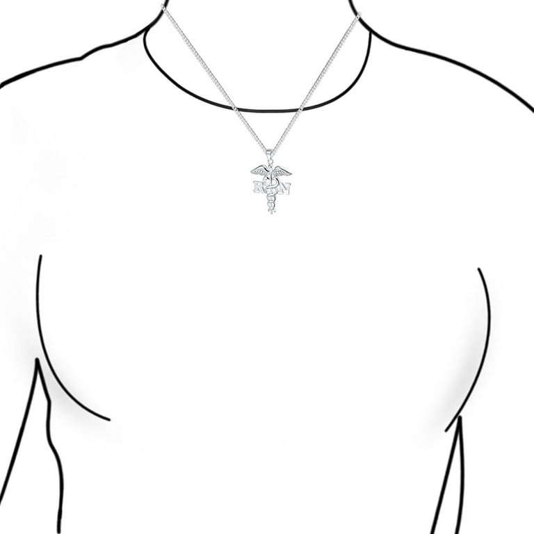 Rn necklace deals sterling silver