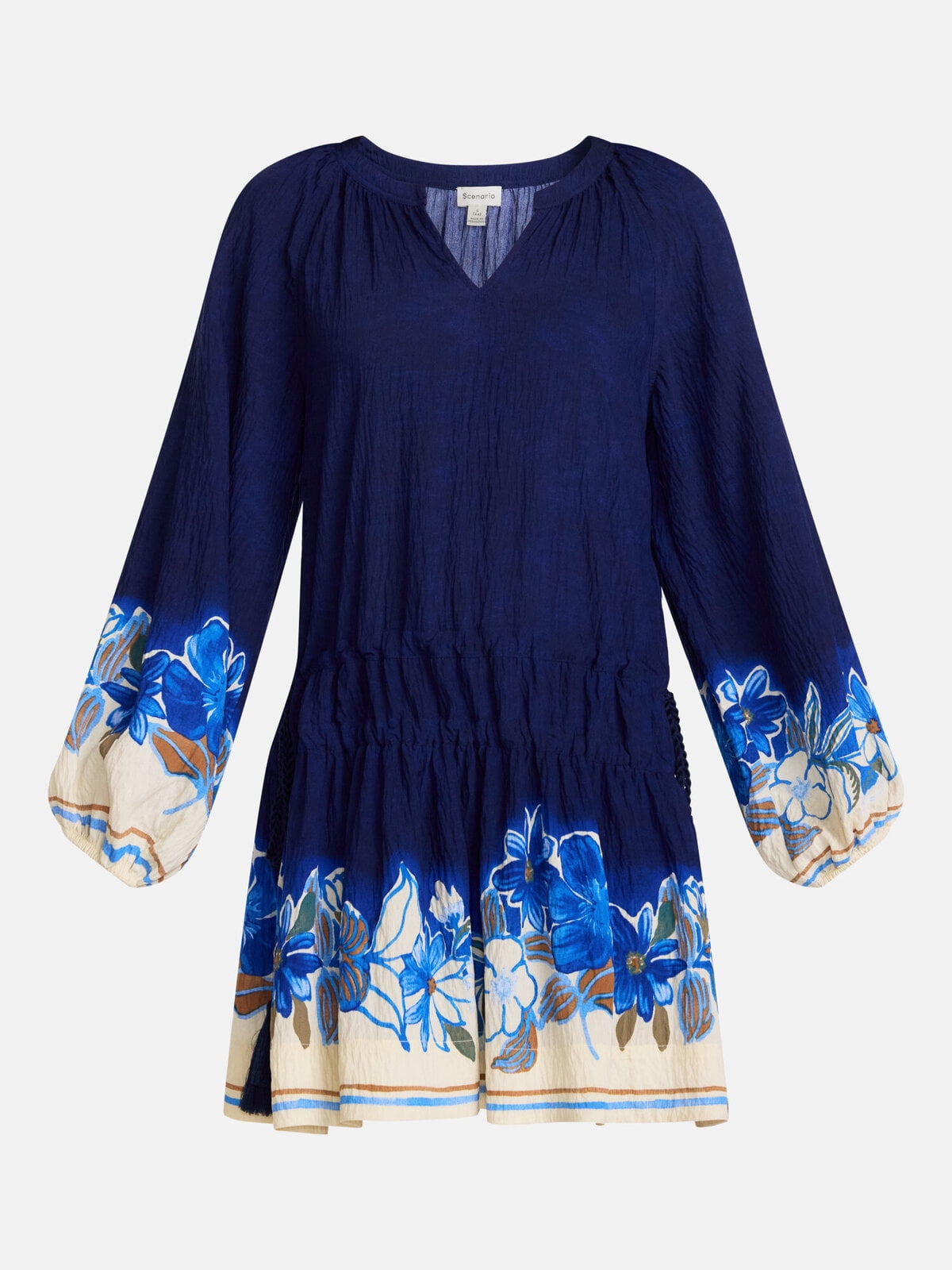 Scenario Women's and Women's Plus Raglan Drama Sleeve Mini Dress, Sizes XXS-4X