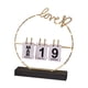 thumbnail image 5 of Calendario de San Valentín con tapa ligera, calendario perpetuo, regalos de boda, foto Amor Base Negra, 5 of 9