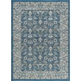 thumbnail image 3 of Traditional 5x8 Area Rug (5'3'' x 7'3'') Oriental Navy, Gray Living Room Easy to Clean, 3 of 9