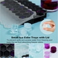 thumbnail image 5 of Ice Cube Trays for Freezer with Lid-37 Grid Silicone for Small Ice Cube Molds,Easy-Release Reusable in Organizer Bins or Ice Bucket for Cocktail bar or Iced Coffee Cup, 5 of 8