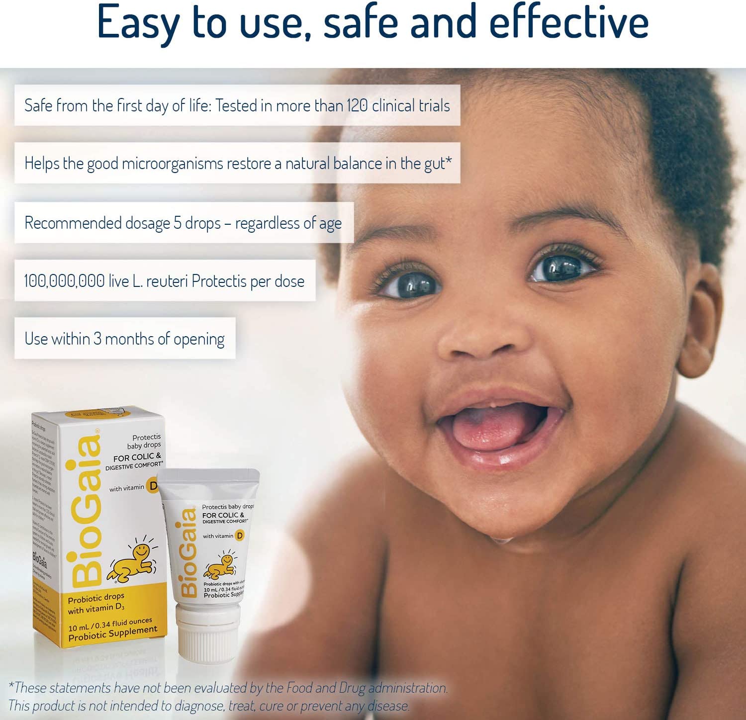 Buy BioGaia Protectis Baby Probiotic Drops with Vitamin D for Infants