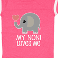 thumbnail image 4 of Inktastic My Noni Loves Me Grandchild Boys or Girls Baby Bodysuit, 4 of 5