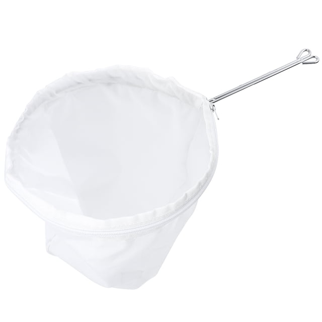 22Set Soybean Milk Filter Bag for Juice Straining Bags Reusable with Ring White Stainless Steel