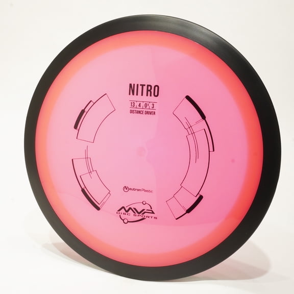 MVP Neutron Nitro Disc Golf Distance Driver, Pick Color/Weight [Stamp & Exact Color May Vary] Pink 173-174 grams