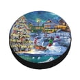 thumbnail image 3 of Easygdp Christmas Tree Wheel Sun Guard, Spare Tire Cover,Universal Trailer Suv Truck Camper Travel,Easy To Install And Remove -16 Inch, 3 of 9