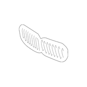 Genuine OE BMW Upper Grille - 51-13-7-454-895