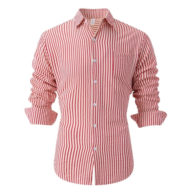Blusa y camisa de manga larga con cuello vuelto para hombre, blusa informal de moda con botones y retazos, blusa de manga larga con cuello alto, blusa de poliéster para hombre