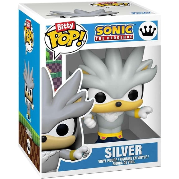 (New without box) Funko Sonic the Hedgehog Bitty POP! Silver Micro Figure