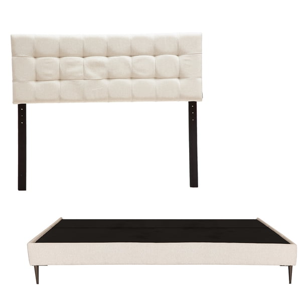Box Base cama Slim King Size DICASA cabecera Catania Beige