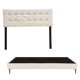 thumbnail image 1 of Box Base cama Slim King Size DICASA cabecera Catania Beige, 1 of 6