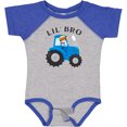 thumbnail image 3 of Inktastic Farmer Tractor Little Bro Boys Baby Bodysuit, 3 of 5