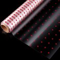 thumbnail image 4 of Miangastore STOBOK Cellophane Wrap 2.5 Mil Thickness Cellophane Wrap Roll Red Dots Pattern Design Cellophane Bags to Wrap Gift Baskets Arts & Crafts (3000x40cm), 4 of 8