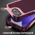 thumbnail image 5 of JTCASES for iPhone 7 Case, Hybird PC TPU Anti-slip, Shockproof  Bumper, Military Drop Resistant, Rugged Heacy Duty Full Body Protective Shell for iPhone 7, Slim Fit for Girls Men, Rose, 5 of 8