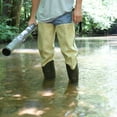 thumbnail image 3 of Frogg Toggs Bull Frogg Bootfoot Hip Waders for Men, 3-Ply Canvas Hip Boot with Steel Shank, Cleated, Khaki, Size 9, 3 of 3