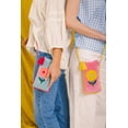 thumbnail image 1 of Velvet Flower Phone Pouch - Pink & Yellow,iPhone 16 Pro Max, 1 of 6
