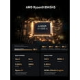thumbnail image 6 of MINISFORUM UM890 Pro Mini PC AMD Ryzen 9 8945HS Processor(up to 5.4GHz) 64GB RAM 1TB SSD, 6 of 7