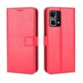 thumbnail image 1 of Funda tipo libro para OPPO Reno 7 4G, cartera todo‑en‑uno, funda multifuncional con tarjetero y correa de muñeca desmontable, 1 of 5