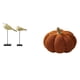 thumbnail image 1 of Esculturas modernas de madera con forma de pájaro y calabaza, figuras decorativas de animales, adornos para dormitorio, escritorio, sofá, entrada, dec, 1 of 8