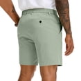 thumbnail image 3 of Casual Shorts for Men Stretch Flat Front Hybrid Golf Shorts 8 Inch Inseam Qick Dry Dress Work Shorts with Pockets,2XL, 3 of 6