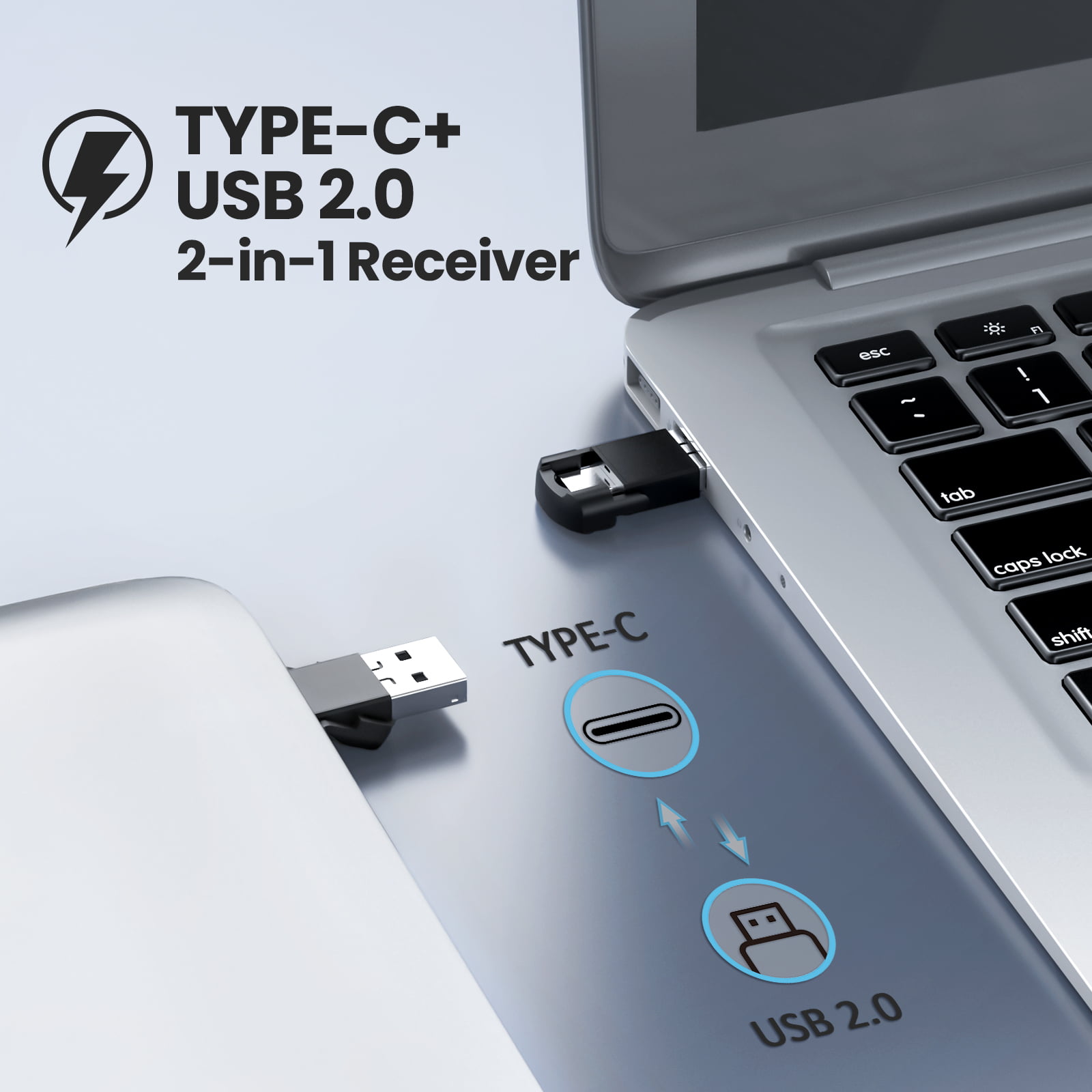 Details about   VictSing Type C & USB Wireless Presenter for Mac Remote Presentation Clicker