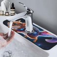 thumbnail image 7 of Kdxio Colorful Star River Squirrel Pattern Non-Slip Diatom Mud Faucet Drain Pad,Self Absorbent Mat for Kitchen Sink for Variety Kitchen & Bathroom Countertops, 7 of 7