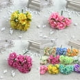 thumbnail image 2 of 6Pcs Artificial Silk Fake Flowers Floral Wedding Bouquet Party Home Decoration, 2 of 7