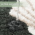 thumbnail image 3 of Coastal Seashell Bath Mat Non-Slip, 20"x31" Ocean Theme Bathroom Rug with Shell Design, Soft Plush Shaggy Doormat, Absorbent Quick Dry Polyester, Machine Washable Shower Floor Mats, 3 of 7