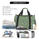 thumbnail image 5 of Balery Cute Yoga Frogs Bolsa de Gimnasio para Mujeres, Bolsa de Viaje con Bolsillo Húmedo, Bolsa de Fin de Semana para Mujeres, Bolsa de Viaje Resistente al Agua, 5 of 7