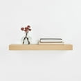 thumbnail image 3 of (2 pack) Mainstays Natural 18" Wood Floating Shelf, 3 of 10