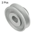 thumbnail image 3 of Unique Bargains 2pcs Industrial Sewing Machine Clutch Motor Pulley 15mm Inner 55mm Dia Aluminum Electric Transfer Wheel Pulley, 3 of 4