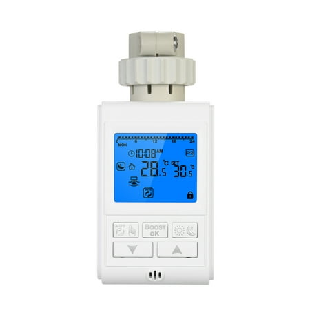 Programmable Timer TRV Thermostatic Radiator Valve Actuator Radiator Thermostat for Radiator Room Temperature