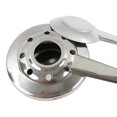 thumbnail image 4 of Long Handle Stainless Steel Alcohol Small Light Outdoor Cooker with Lid Large, 4 of 7