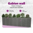 thumbnail image 3 of vidaXL Weather-Resistant Gabion Wall, 3 of 7