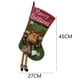 thumbnail image 2 of Juego de de Navidad, medias de Navidad de Papá Noel, chimenea, medias colgantes para decoraciones de Navidad, adornos navideños familiaresMuñeco de nieve1PCS, 2 of 5