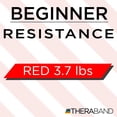 thumbnail image 4 of THERABAND Professional Latex Resistance Band Loop Resistance Level: Red, Length: 18 inch, 4 of 8
