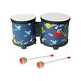 thumbnail image 3 of Tambor de iluminación musical, juego de batería Bongo de 5 y 6 pulgadas, tambor de mano para niños, regalo de cumpleaños para principiantes Mar, 3 of 8