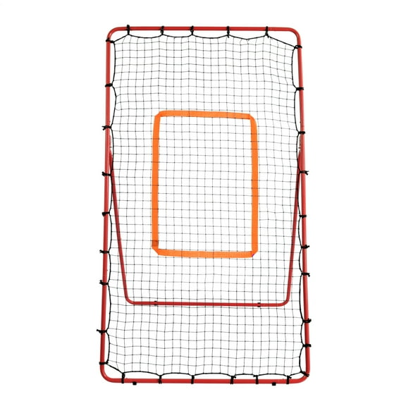 Portable Volleyball Rebounder Net - 5 Angle Adjustable for Solo Practice & Training