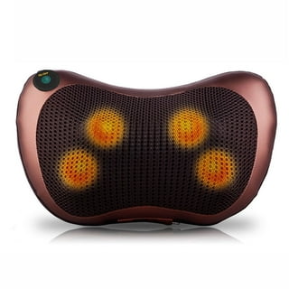 Electric Heated Lumbar Support Pillow for Chair, Heating Back Cushion  Memory Foam Therapy Heated Pillow with 18PCS Trigger Points for Lower Back  Pain
