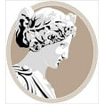 thumbnail image 3 of Ambesonne Retro Duvet Cover Sets, Folk, 2-King, Pale Grey Tan, 3 of 7